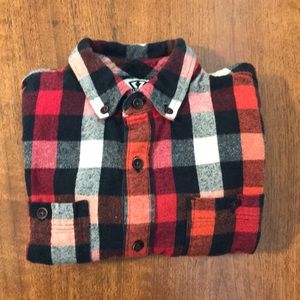 Vissla Youth Flannel Checked Long Sleeved Shirt